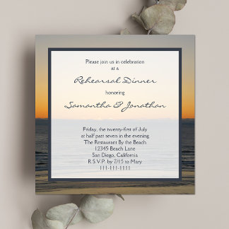 Invitaciones a la cena de ensayo