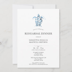 Invitaciones a la cena de ensayo de acuarela coste