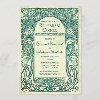 Invitaciones a la cena de ensayo de cosecha turque