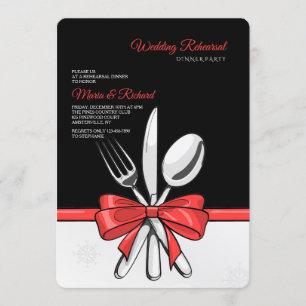 Invitaciones a la cena de ensayo de la boda