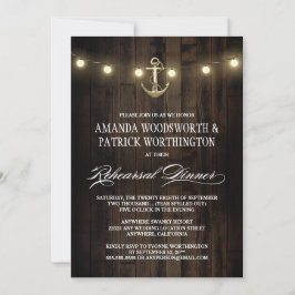 Invitaciones a la Cena de Ensayo del Ancla Náutica