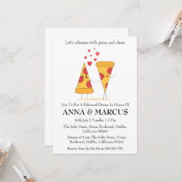 invitaciones a la cena de ensayo divertida de amor