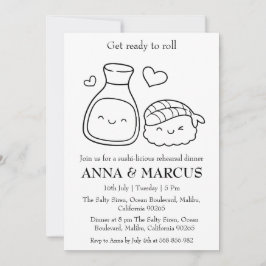 invitaciones a la cena de ensayo divertido