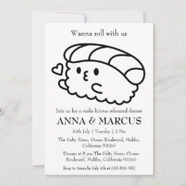 invitaciones a la cena de ensayo divertido