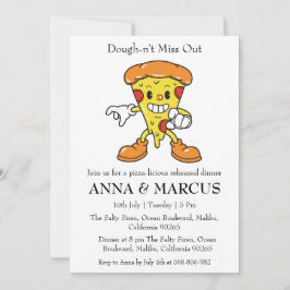 invitaciones a la cena de ensayo divertido