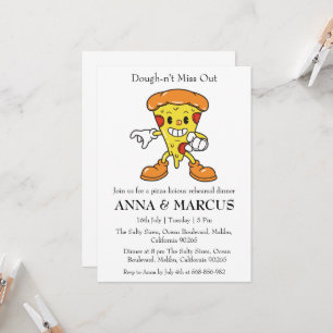 invitaciones a la cena de ensayo divertido