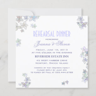 Invitaciones a la cena de ensayos artísticos de Pe