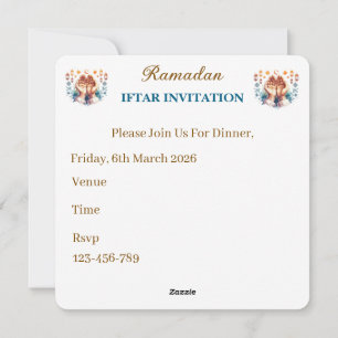 Invitaciones a la Cena de Iftar