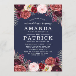 Invitaciones a la cena de los ensayos de Peony de
