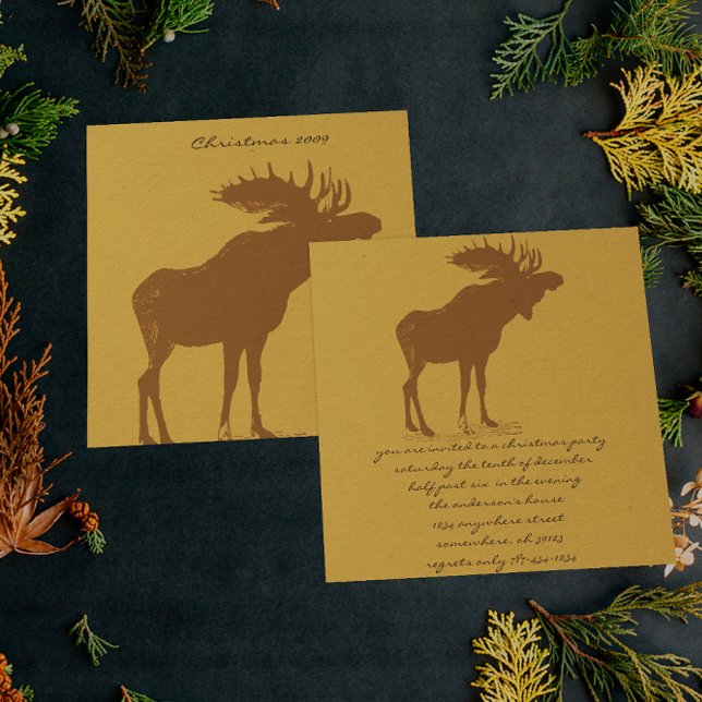 Invitaciones a la cena de Moose Navidades (Subido por el creador)