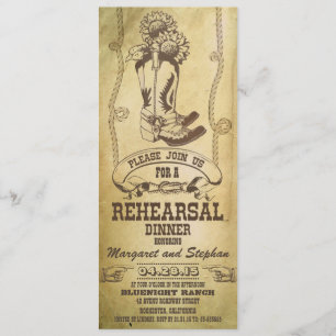 invitaciones a la cena de un ensayo de botas de va