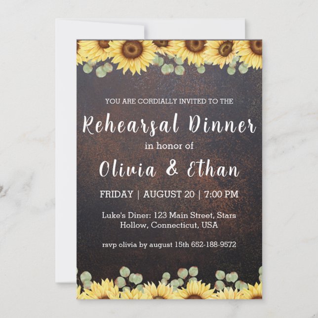 Invitaciones a la cena de un ensayo ruso de giraso (Anverso)