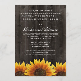 Invitaciones a la cena de un ensayo rústico de gir