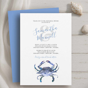 Invitaciones a la cena del ensayo de verano Cangre