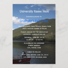 Invitaciones a la ceremonia de graduación (convoca