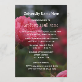 Invitaciones a la ceremonia de graduación (convoca