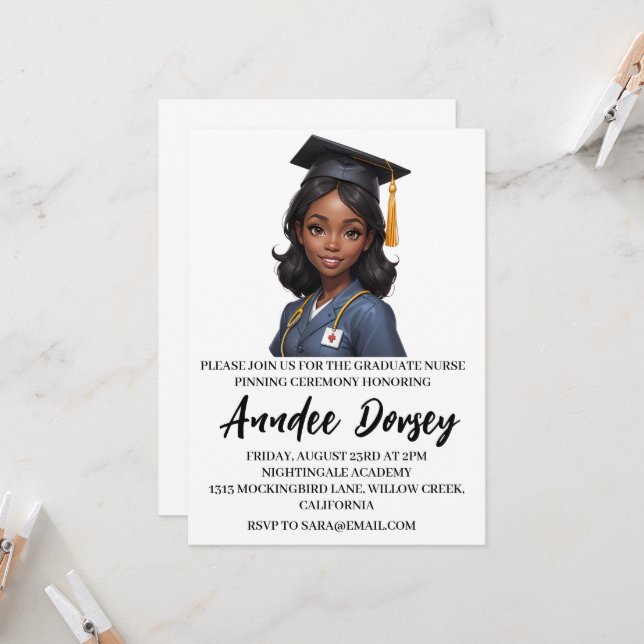 invitaciones a la ceremonia moderna y sencilla de  (Anverso/Reverso In Situ)