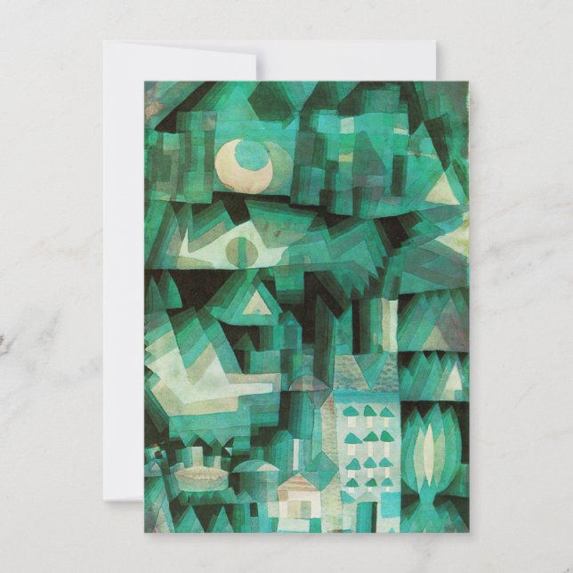 Invitaciones a la ciudad del sueño Paul Klee (Anverso)