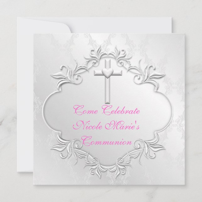 Invitaciones A LA COMUNICACIÓN DE CHICAS ELEGANTES (Anverso)