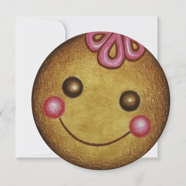 Invitaciones a la cookie del Fiesta de navidades G (Anverso)