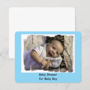 Invitaciones a la ducha Baby Boy