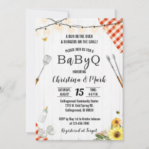 Invitaciones a la ducha BabyQ Género Neutral