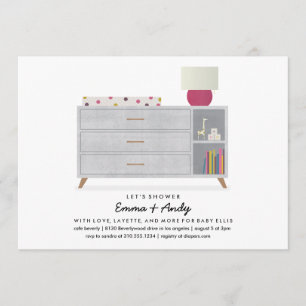 Invitaciones a la ducha con amor y legette Baby