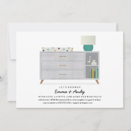 Invitaciones a la ducha con amor y legette Baby