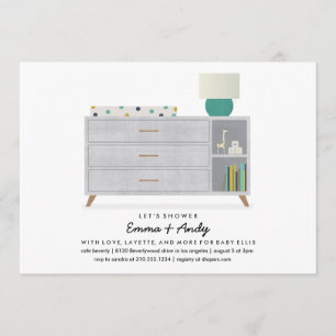 Invitaciones a la ducha con amor y legette Baby