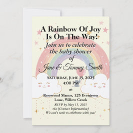 invitaciones a la ducha con el arco iris