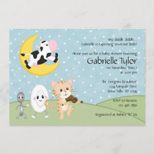 Invitaciones a la ducha con rima de la enfermera