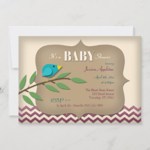 Invitaciones a la ducha de bebé al estilo del Libr