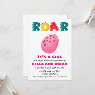 invitaciones a la ducha de bebé de dinosaurios ros