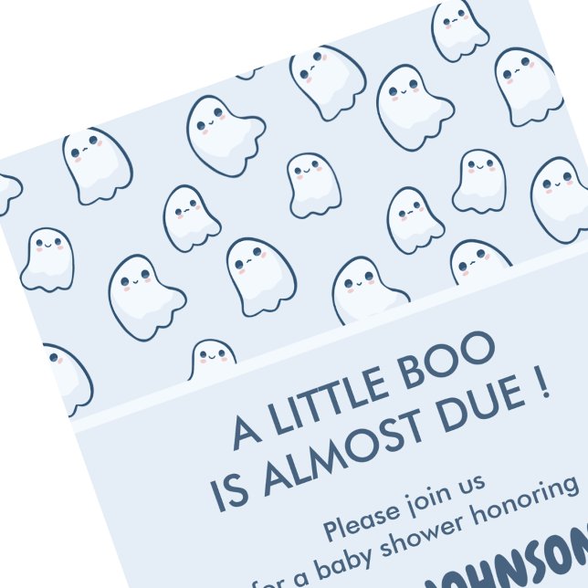 Invitaciones a la ducha de bebé de Halloween (Halloween-baby-shower-invitations-little-boo-1)