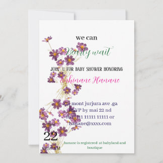 invitaciones a la ducha de bebé de osito de peluch