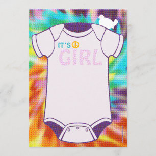 Invitaciones a la ducha de bebé de tintes