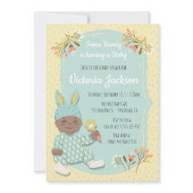 Invitaciones a la ducha de bebé de un grupo étnico