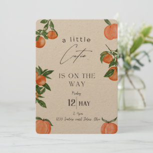 Invitaciones a la ducha de bebé de verano