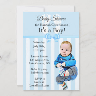 Invitaciones a la ducha de bebé del niño