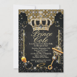 Invitaciones a la ducha de bebé del Príncipe Real