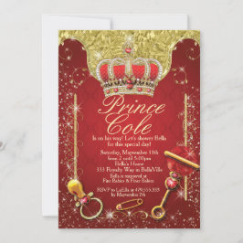 Invitaciones a la ducha de bebé del Príncipe Real
