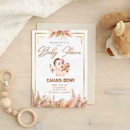 Invitaciones a la ducha de bebé estéticamente esté