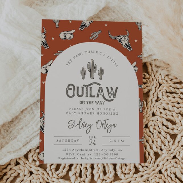 Invitaciones a la ducha de bebé salvaje del oeste  (Subido por el creador)