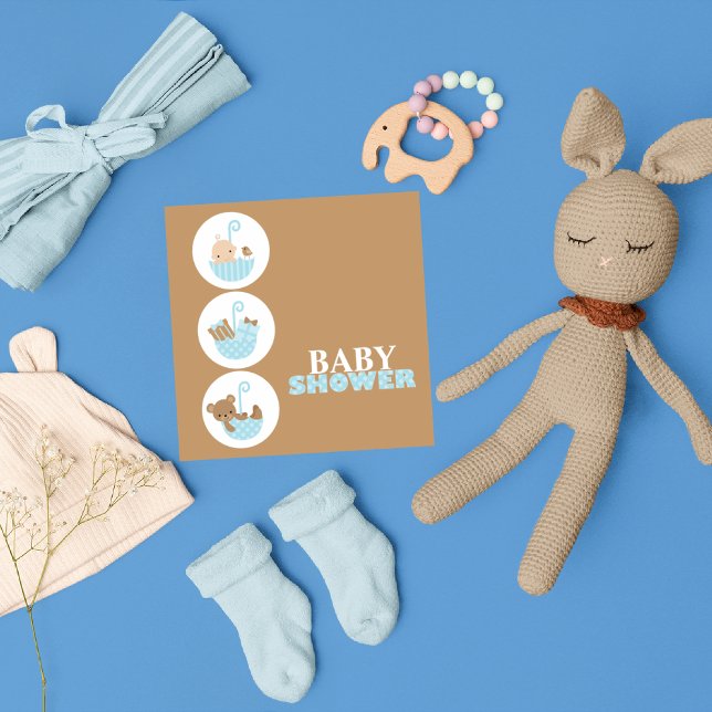 Invitaciones a la ducha de bebé súper cuta (Subido por el creador)