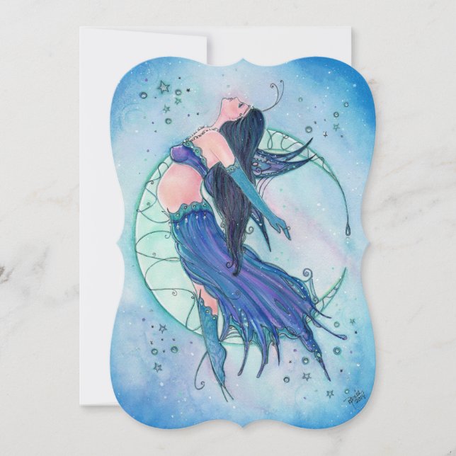 Invitaciones a la ducha de bebés por Renee L Lavoi (Anverso)