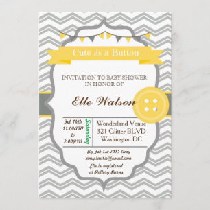 Invitaciones a la ducha de botones