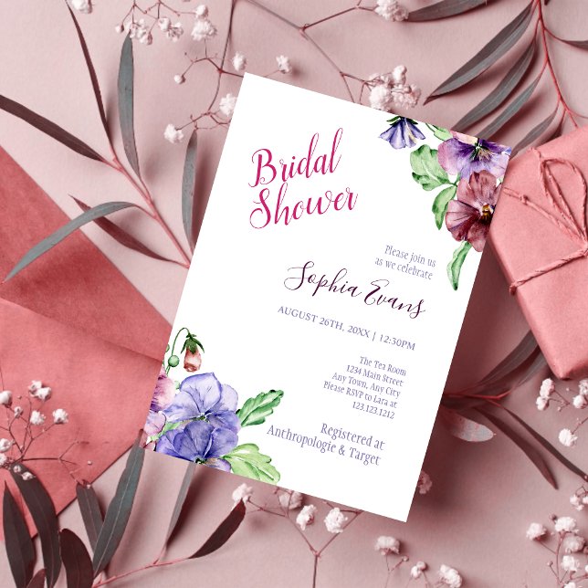 Invitaciones a la ducha de flores de flores de flo (Subido por el creador)