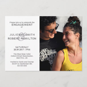 Invitaciones a la ducha de la boda moderna de comp