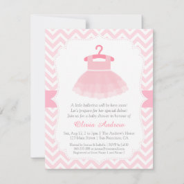 Invitaciones a la ducha de la Chica Chevron Baller