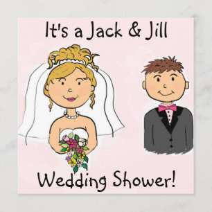 Invitaciones a la ducha de matrimonio Jack & Jill